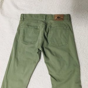 LACOSTE euro size 36 khaki pants perfect for work!